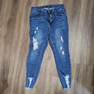 4/$20 Wax Jean Distressed Skinny Jeans